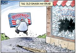 SMASH AND GRAB by Christopher Weyant