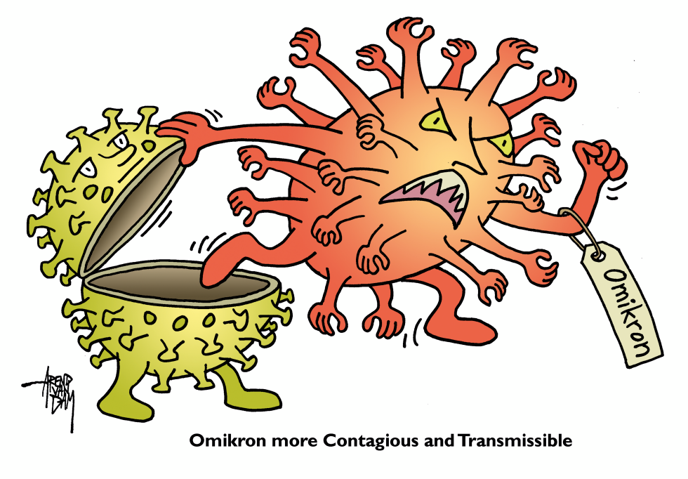 Omikron more contagious