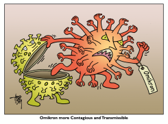 OMIKRON MORE CONTAGIOUS by Arend van Dam
