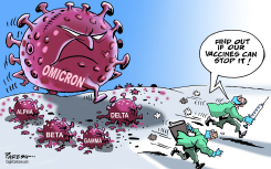 COVID VARIANT OMICRON by Paresh Nath