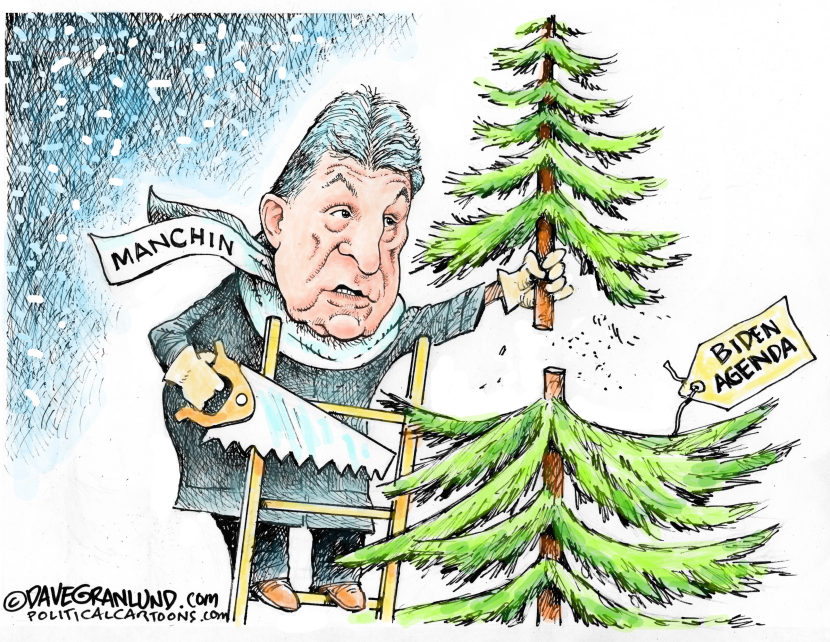 Manchin trims Biden tree