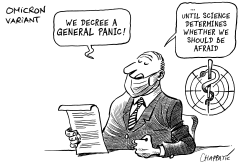 THE OMICRON VARIANT by Patrick Chappatte
