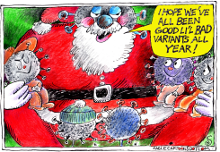 COVID CLAUS by Randall Enos