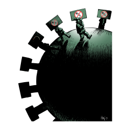 ANTI-VAX MOVEMENT by Hajo de Reijger