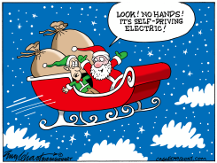 MODERN SANTA by Bob Englehart