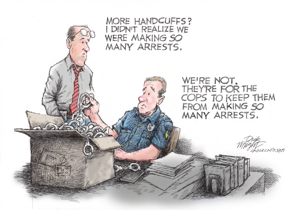 Cops Handcuffed