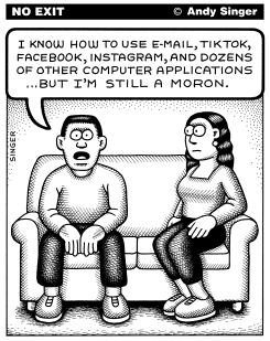 COMPUTER APPLICATIONS VERSUS INTELLIGENCE by Andy Singer