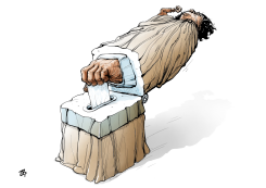 LIBYAN ELECTION  by Emad Hajjaj