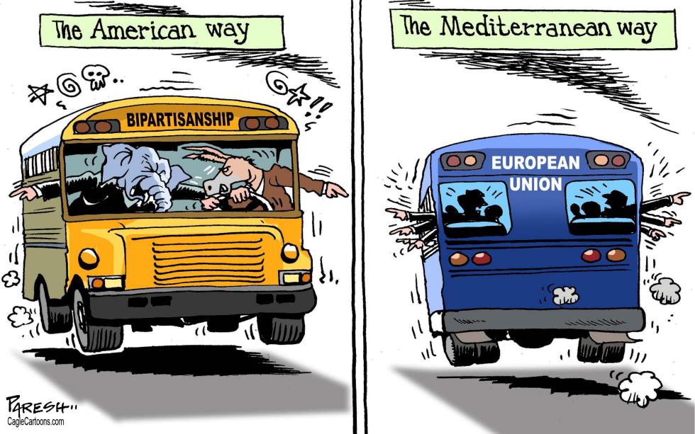 Political unity in US and EU