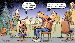 CHRISTMAS DINNER IS GOING TO BE COMPLICATED by Patrick Chappatte
