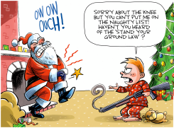 SANTA SURPRISE by Dave Whamond