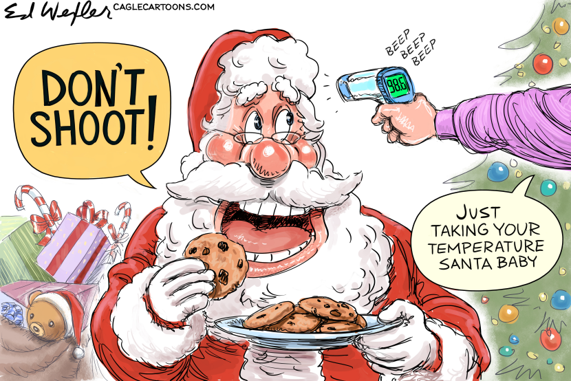 Don’t Shoot Santa Take Temperature