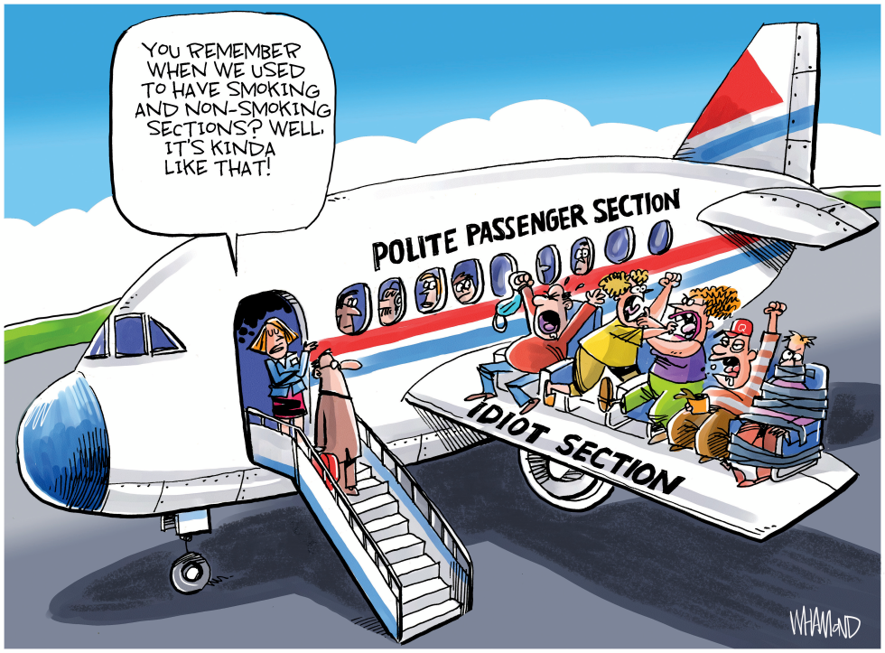 There's a place for rowdy airline passengers