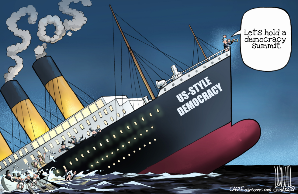 US Democracy Titanic