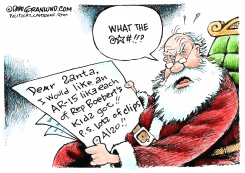 SANTA AR-15 LETTER by Dave Granlund