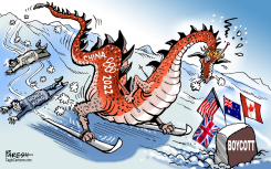 BOYCOTTING CHINA OLYMPCS by Paresh Nath