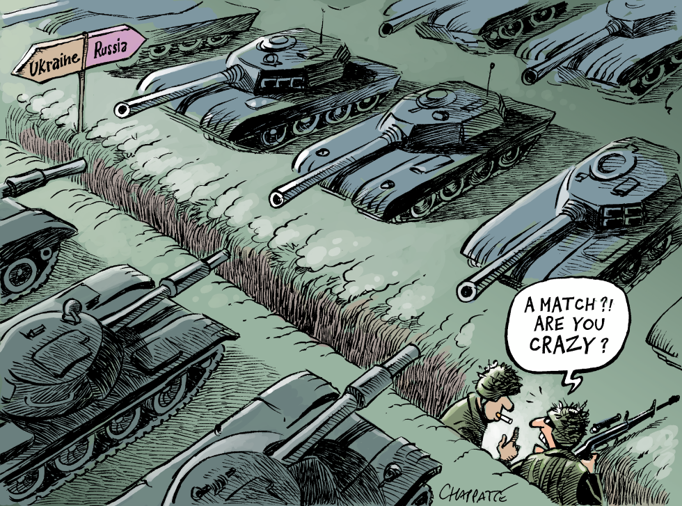 It's tense at the ukrainian border