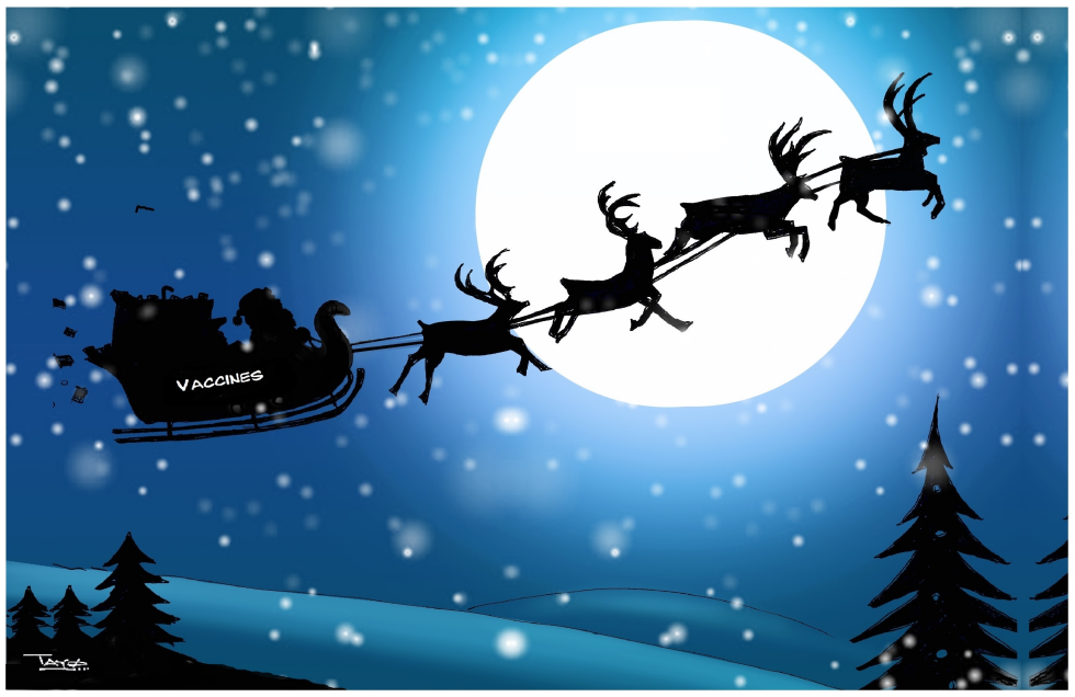 Saving Christmas - Santa transports Vaccines