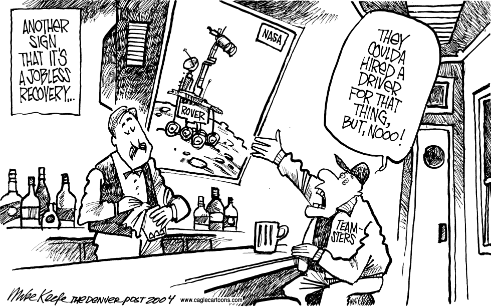  JOBLESS RECOVERY by Mike Keefe