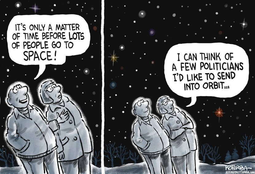 Politicians in Space