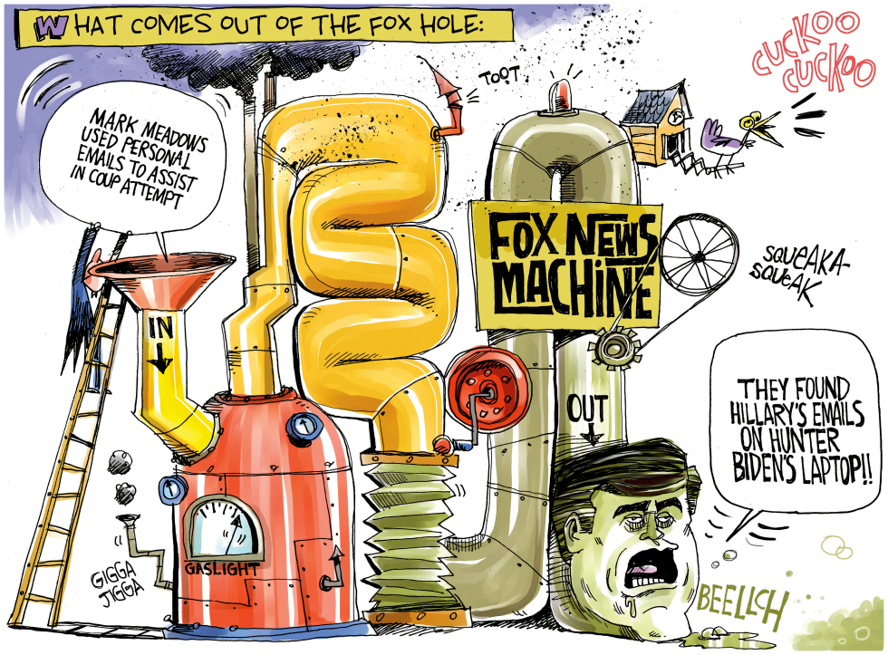What comes out of the Fox hole