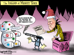 GOP MISFIT TOYS by Kevin Siers