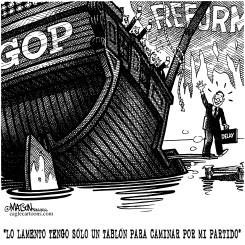 TOM DELAY CAMINA POR EL TABLO POR SU PARTIDO by R.J. Matson