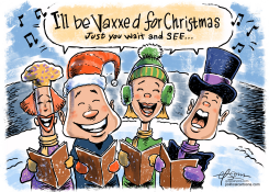 VAXXED FOR CHRISTMAS by Guy Parsons