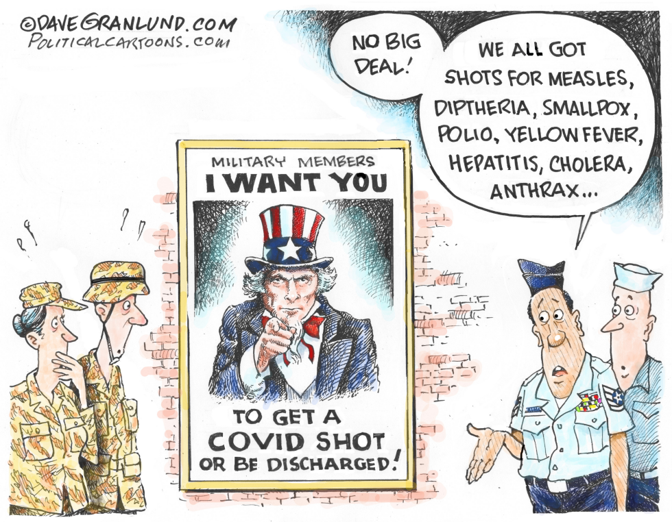 Military COVID shot mandatory
