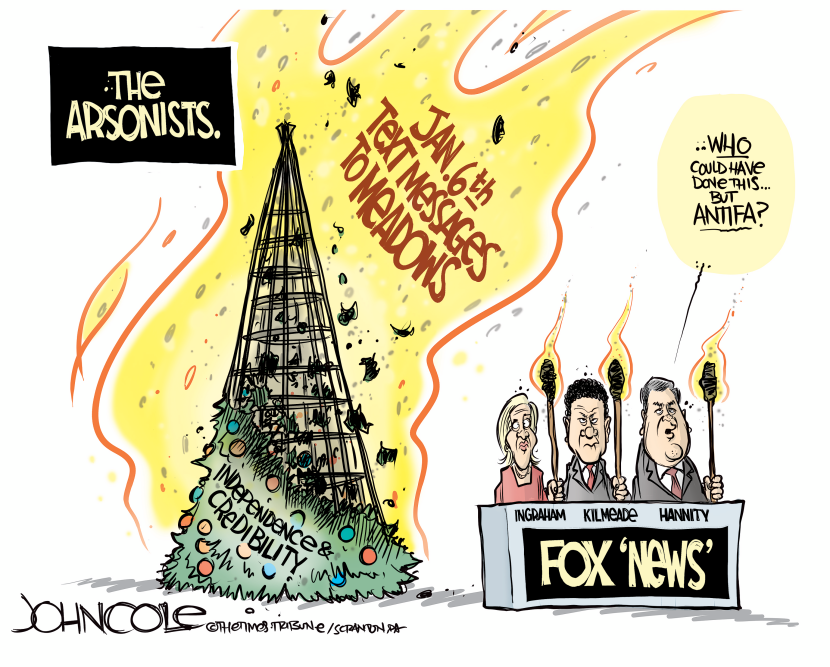 Fox News torches its credibility