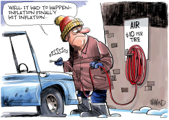 INFLATION HITS by Dave Whamond