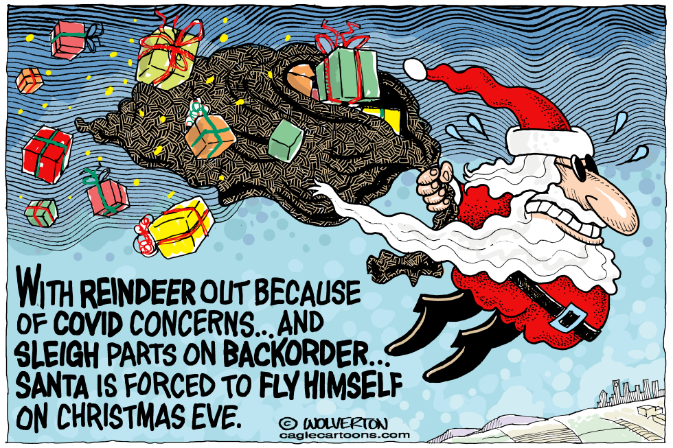 Santa Flies Himself