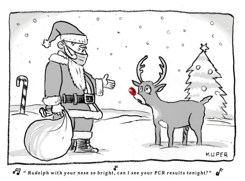 Rudolph, Santa and Omicron
