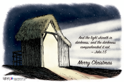 CHRISTMAS LIGHT by Rick McKee