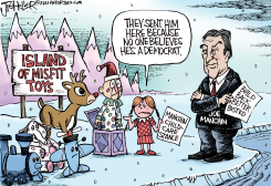 JOE MANCHIN by Joe Heller