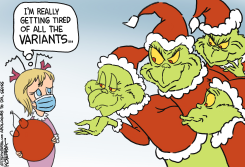GRINCH VARIANTS  by Jeff Koterba