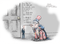 BIDEN SHRINKING by Dick Wright