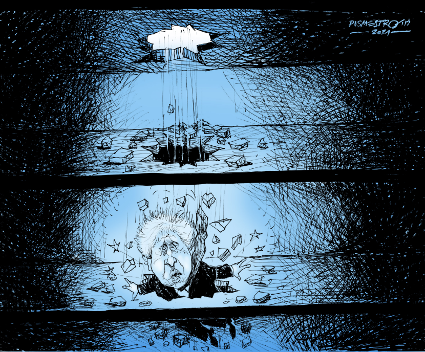 Boris J. in the deep case