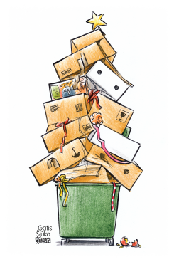 CHRISTMAS WASTE by Gatis Sluka