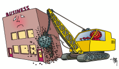 DEMOLISHING VIRUS by Arend van Dam