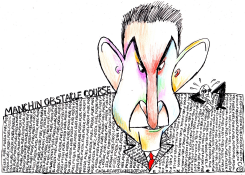 MANCHIN OBSTACLE COURSE by Randall Enos
