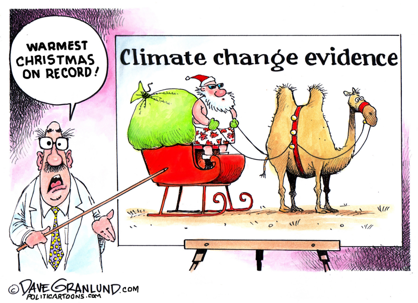 Warmest Christmas on record