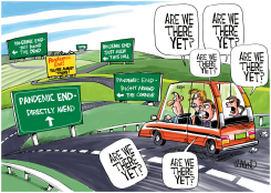 PANDEMIC END by Dave Whamond