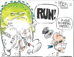 RUN FOR YOUR LIFE by John Darkow
