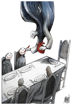 THE EMPTY CHAIR by Angel Boligan