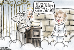 BETTY WHITE, RIP  by Jeff Koterba