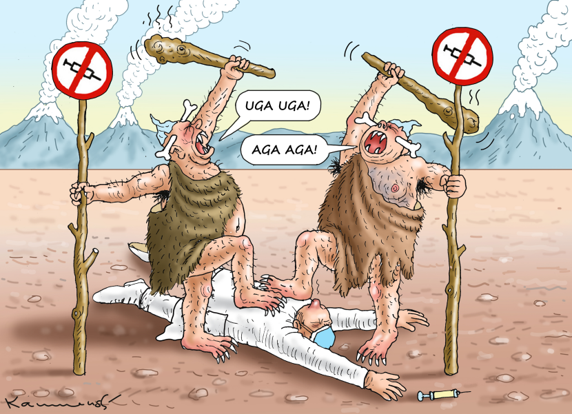Cavemen AntiVaxxers