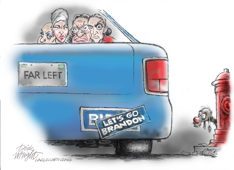 Squad Roots for Biden