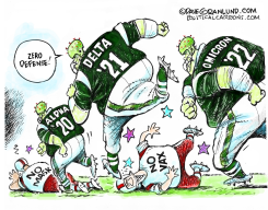 COVID AND ZERO DEFENSE by Dave Granlund