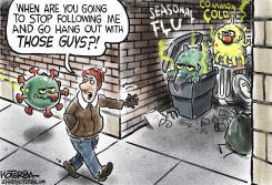 COVID, GO AWAY ALREADY by Jeff Koterba